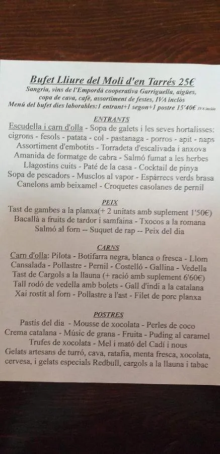산타 크리스티나 다로 La Fonda Del Moli D'En Tarres 빌라 펜션